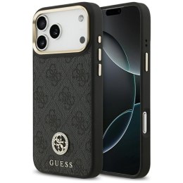 Guess 4G Strass Logo MagSafe - Etui iPhone 17 Pro Max (czarny)