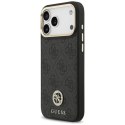 Guess 4G Strass Logo MagSafe - Etui iPhone 17 Pro Max (czarny)