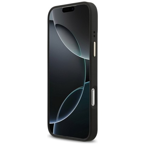 Guess 4G Strass Logo MagSafe - Etui iPhone 17 Pro Max (czarny)