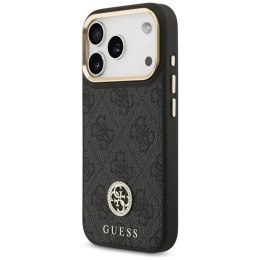 Guess 4G Strass Logo MagSafe - Etui iPhone 17 Pro (czarny)