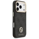 Guess 4G Strass Logo MagSafe - Etui iPhone 17 Pro (czarny)