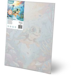 Obraz do malowania po numerach 40x50 cm Massido Żółwik