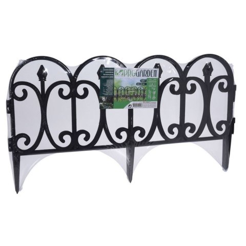 Płotek Ogrodowy Czarny ORION 60x33 cm 4 szt.