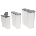 Pojemniki na Płatki Makaron Mąkę z Dozownikiem EXCELLENT HOUSEWARE 3 szt.