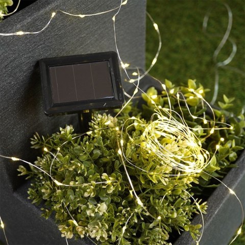 Solarne Lampki Ogrodowe Zewnętrzne Dekoracyjne Led 200 x 12 M ProGarden