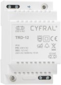 DOMOFON CYFRAL COSMO 1-LOKATORSKI KASETA CZARNA/UNIFON CZARNY
