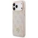 Guess 4G Strass Logo MagSafe - Etui iPhone 17 Pro Max (różowy)