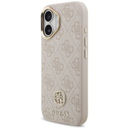Guess 4G Strass Logo MagSafe - Etui iPhone 17 Pro (różowy)