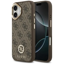 Guess 4G Strass Logo MagSafe - Etui iPhone 17 (brązowy)