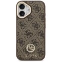 Guess 4G Strass Logo MagSafe - Etui iPhone 17 (brązowy)