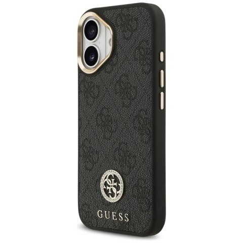 Guess 4G Strass Logo MagSafe - Etui iPhone 17 (czarny)