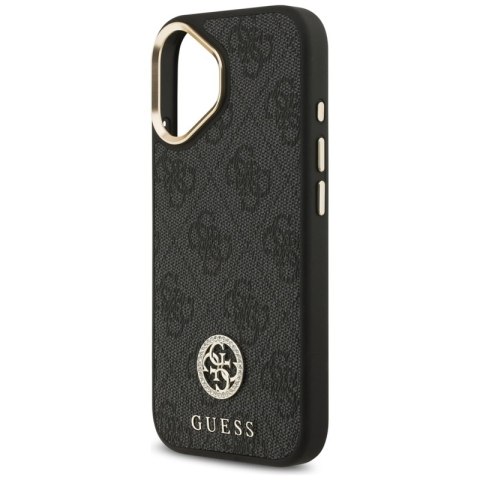 Guess 4G Strass Logo MagSafe - Etui iPhone 17 (czarny)