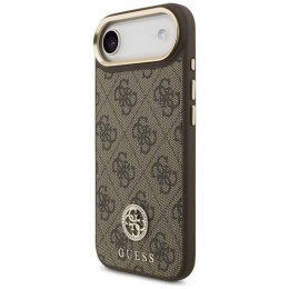 Guess 4G Strass Logo MagSafe - Etui iPhone Air (brązowy)