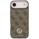 Guess 4G Strass Logo MagSafe - Etui iPhone Air (brązowy)