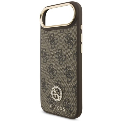 Guess 4G Strass Logo MagSafe - Etui iPhone Air (brązowy)