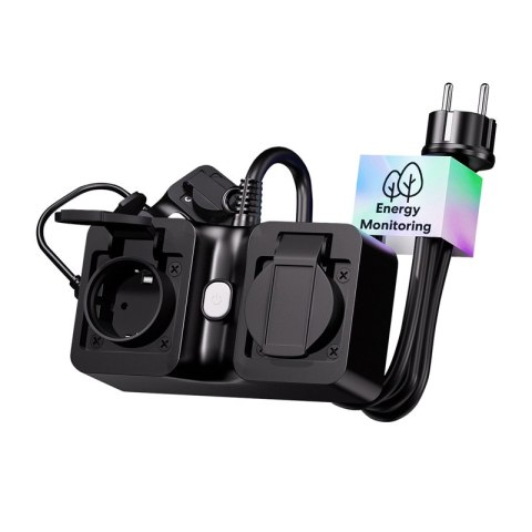 Inteligentna listwa zasilająca WiFi Meross MOP320MA-EU, zewnętrzna, IP44 (Matter)