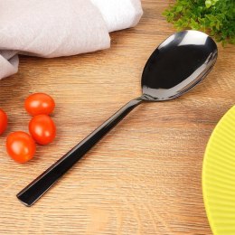 Łyżka do sałaty stalowa czarna BLACK 25 cm