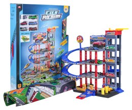 MEGA Wielopoziomowy Parking z Matą + Akcesoria