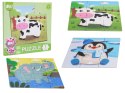 Magnetyczne Puzzle Zwierzęta + Książeczka