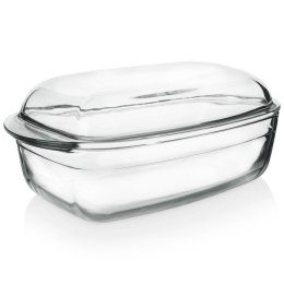 Naczynie Żaroodporne z Pokrywką do Piekarnika Szklane ORION 32,5x19x13 cm