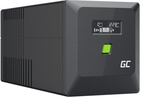 UPS ZASILACZ AWARYJNY Greencell PowerProof 750VA 480W LCD CZYSTA SINUSOIDA