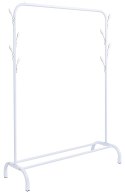 Wieszak loftowy na ubrania Feliks biały