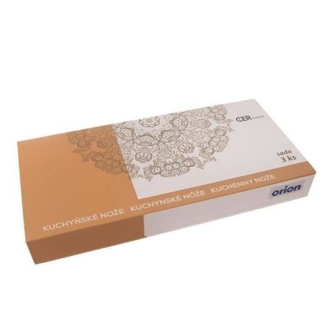 Zestaw Komplet Noży Kuchennych Ceramiczne Ostre ORION 3 szt.