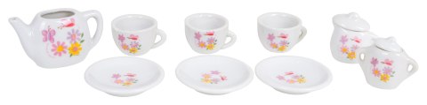 Ceramiczny Zestaw do Herbaty Kwiatki