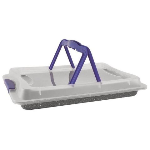 Forma do Pieczenia ORION GRANDE Granitowa z Pokrywką 43 x 29 x 7 cm