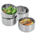 Pojemna Menażka Obiadowa Termos Stalowy 4 Poziomy ORION