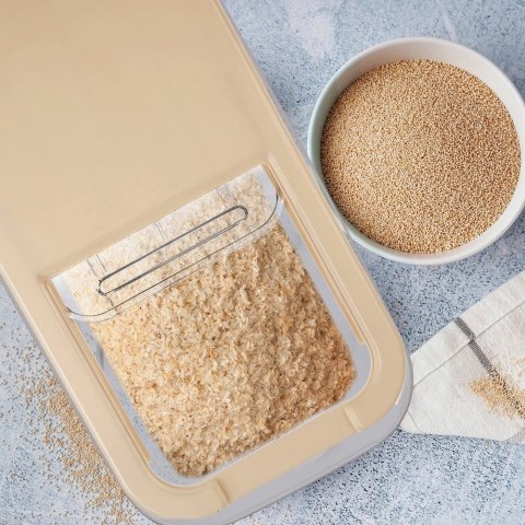 Pojemnik do Przechowywania na Kapsułki Proszek i Karmę Beżowy ORION 10 L