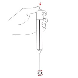 Spieniacz Elektryczny do Sosów Mleka Solidny Wytrzymały Trwały ORION 28 cm