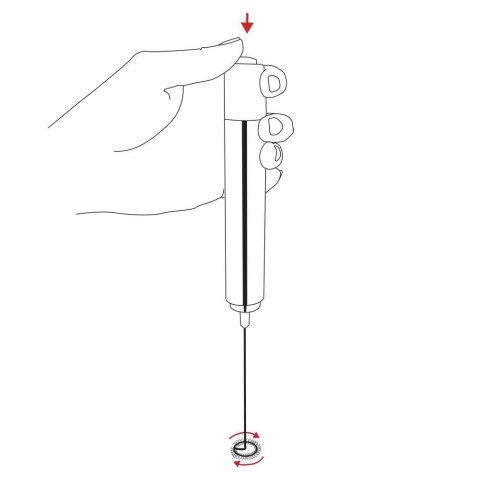 Spieniacz Elektryczny do Sosów Mleka Solidny Wytrzymały Trwały ORION 28 cm