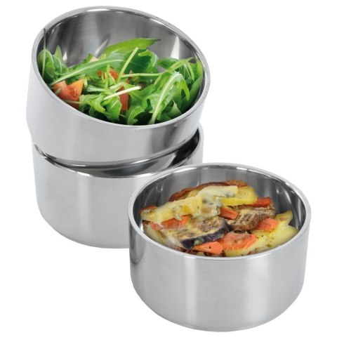 Menażka Obiadowa Termiczna Stalowa 3-poziomowa ORION 3x900 ml