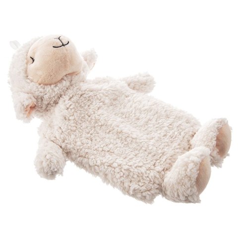 Termofor Okład w Pokrowcu Owieczka Pluszowy Gumowy Mały na Wodę ORION 750ml