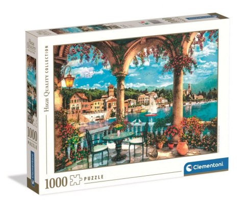 Clementoni: Puzzle 1000el. HQ - Balcony view of Lake Como