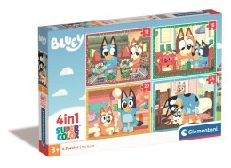 Clementoni: Puzzle 4w1 Bluey