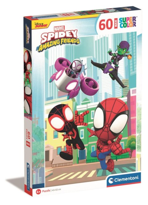 Clementoni: Puzzle 60el. Maxi - Marvel Spidey And His Amazing
