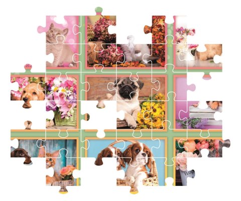 Clementoni: Puzzle Super 180el. Puppies Collage