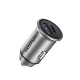 MOBILE CHARGER CAR USB/2P GRAY FFBH0 VENTION