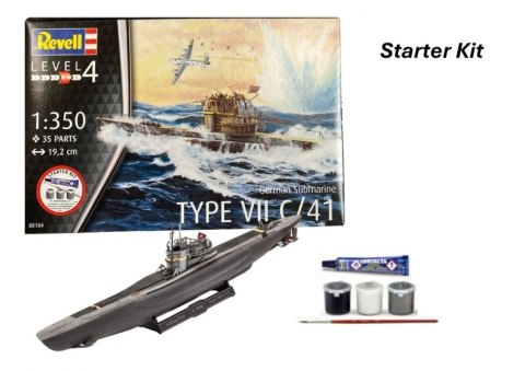Revell - Starter Kit 1:350 German Submarine Type