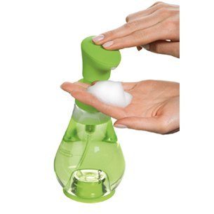 Dozownik do mydła zielony