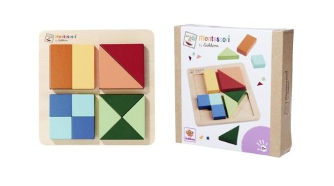 Eichhorn: Montessori Puzzle o różnych kształtac