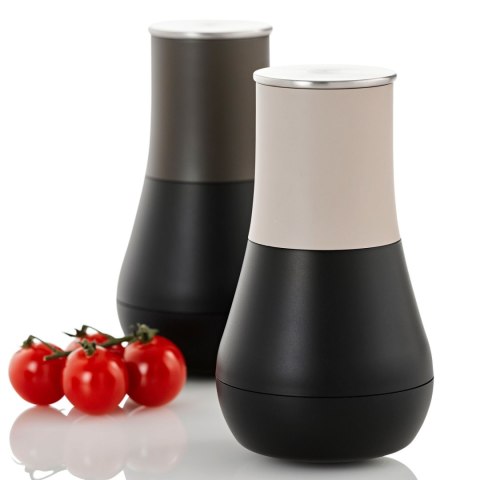 Kołyszący młynek do pieprzu lub soli PEPUP mocca/czarny