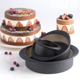 SILIKONOWE FORMY OKRĄGŁE DO CIASTA 3 CZĘŚCI