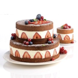 SILIKONOWE FORMY OKRĄGŁE DO CIASTA 3 CZĘŚCI