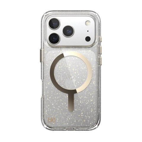 Speck Presidio Lux MagSafe - Etui iPhone 17 Pro (Glitter / Gold Metallic)