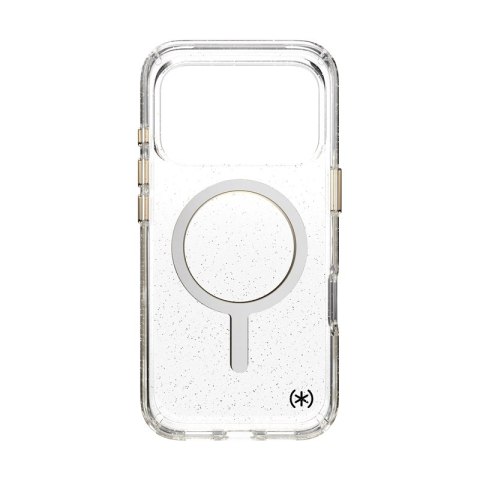 Speck Presidio Lux MagSafe - Etui iPhone 17 Pro (Glitter / Gold Metallic)