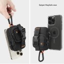 Spigen Snap Zip MagFit Pouch - Torba kompaktowa / organizer magnetyczny MagSafe (Black)