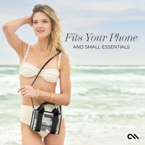 Case-Mate Micro Tote Bag - Wodoodporna torba na ramię (Midnight Black/Clear)